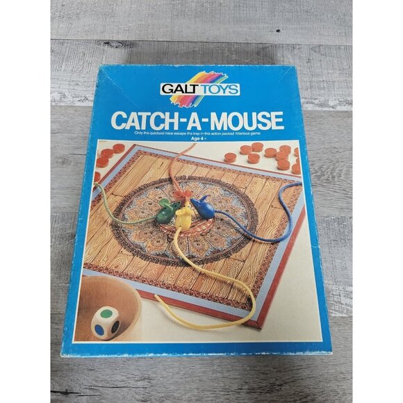 Vintage 1966 Galt Toys Catch-A-Mouse Game Made in England Complete - Picture 1 of 14